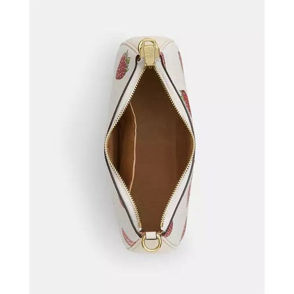 NWT Coach Teri Shoulder Bag Strawberry Print Red Pink White Handbag CAL62 - Picture 9 of 12